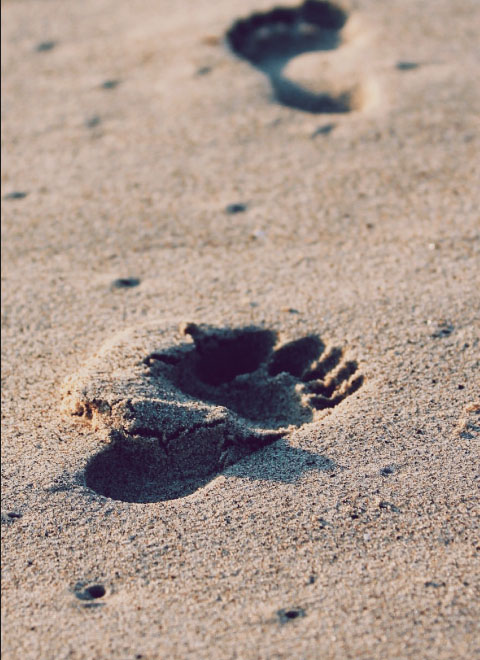 a footstep image